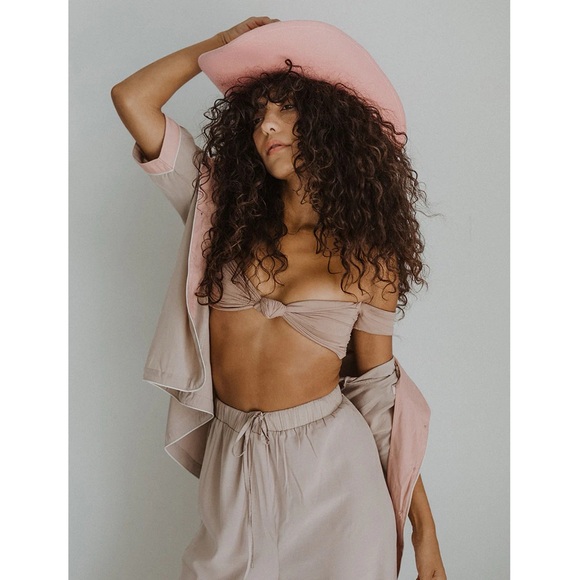 Understated Leather Keep On Keepin On Sleepwear Set, Tan - Size M - Picture 4 of 16